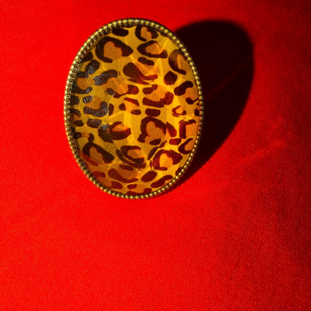 Wild Elegance Leopard Pattern Ring